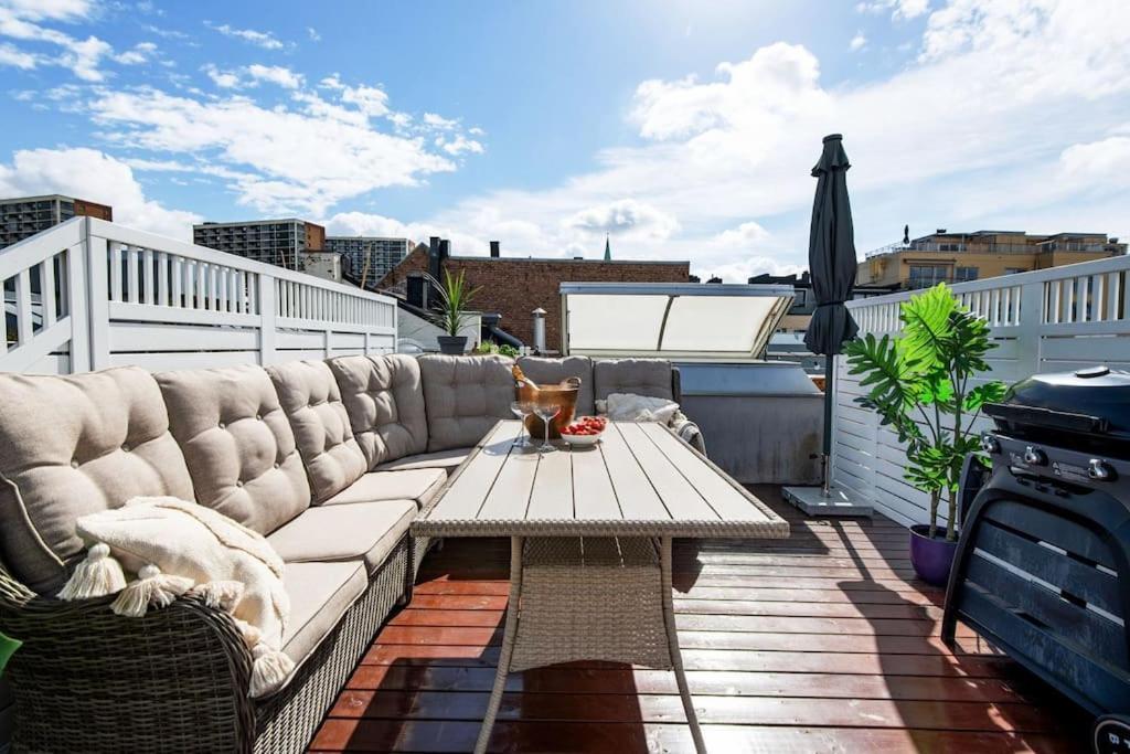 Live On The Roof Of Oslo City Center Apartment Bagian luar foto